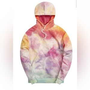Kith Tie Dye Williams III Hoodie 'Pink/Green'